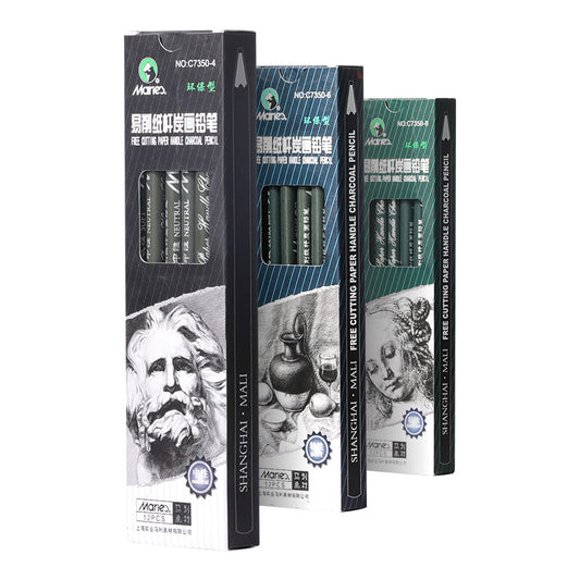 Soft carbon continuous core professional pencil