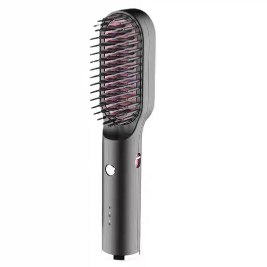 Charging Straight Comb Anion Portable Hair Curling Comb