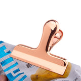High Grade Mirror Golden Stainless Steel Sealing Clip