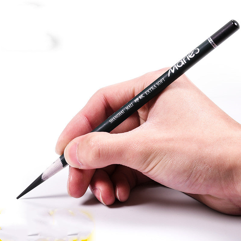 Soft carbon continuous core professional pencil