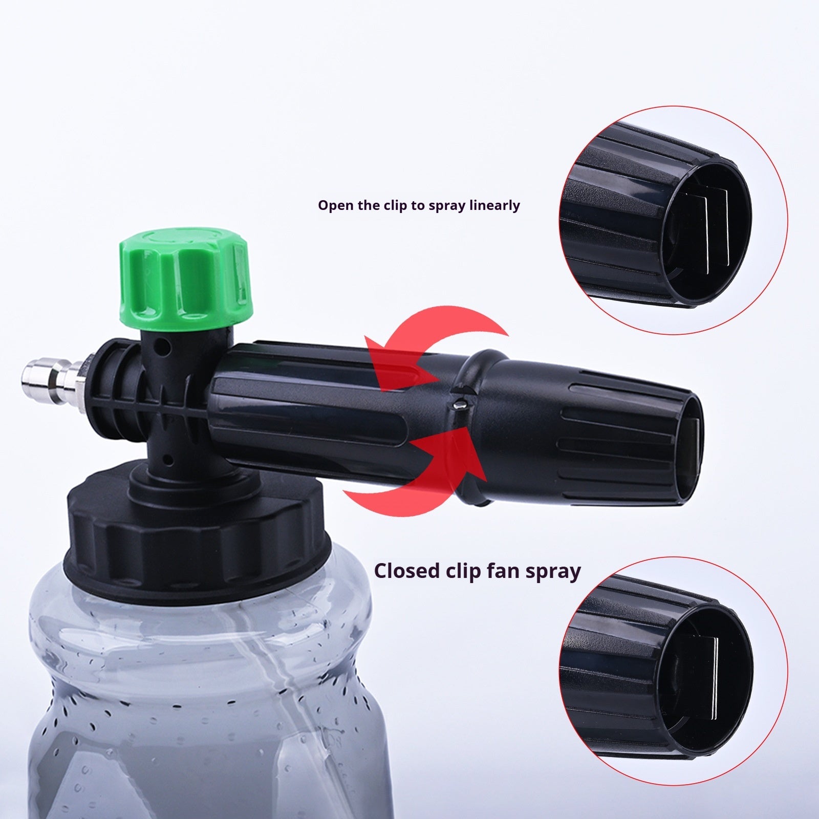 Small Green Hats Economical High Pressure Car Washing Machine Bubble Watering Can