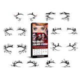 Bat Spider Decorative Eye Shadow Eyeliner Stickers