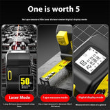 Three-in-one Laser Tape Measure Infrared Ranging Tape Measure