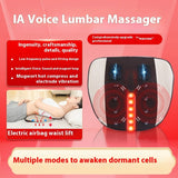 Lumbar Spine Massage Instrument Stretch Support Lumbar Support Back Vibration Multifunctional