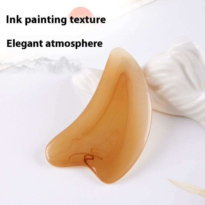 Fake Cow Horn Scraping Board Facial Special Beauty Stick