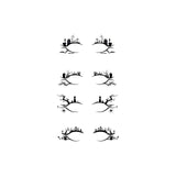 Halloween Eyeliner Stickers Party Makeup Tools