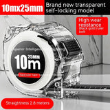 Thickened And Hardened Super Wear-resistant Transparent Fluorescent Tape Tape Measure
