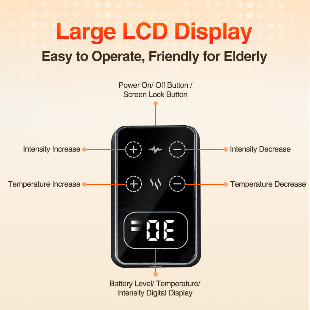 Smart Rechargeable Bandage Knee Pad Joint Pain Massager