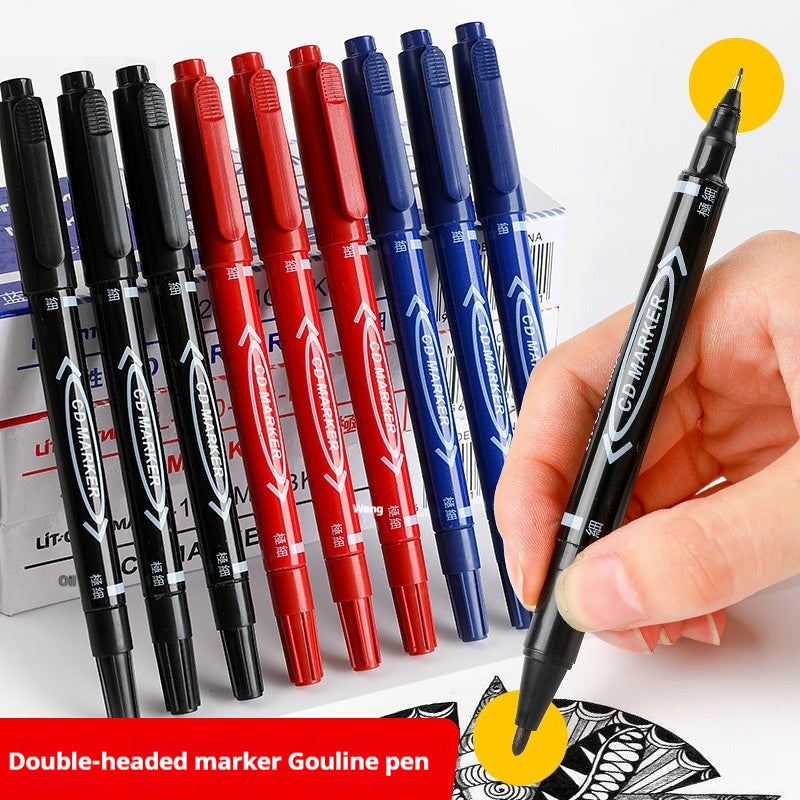 Indelible Thin Thick Head Hook Line Pen