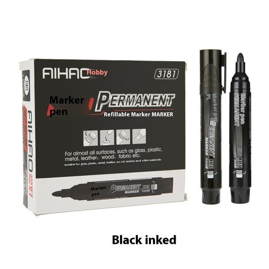 Marking Pen Oily Marker Ink-added Waterproof No Fading Marking Pen