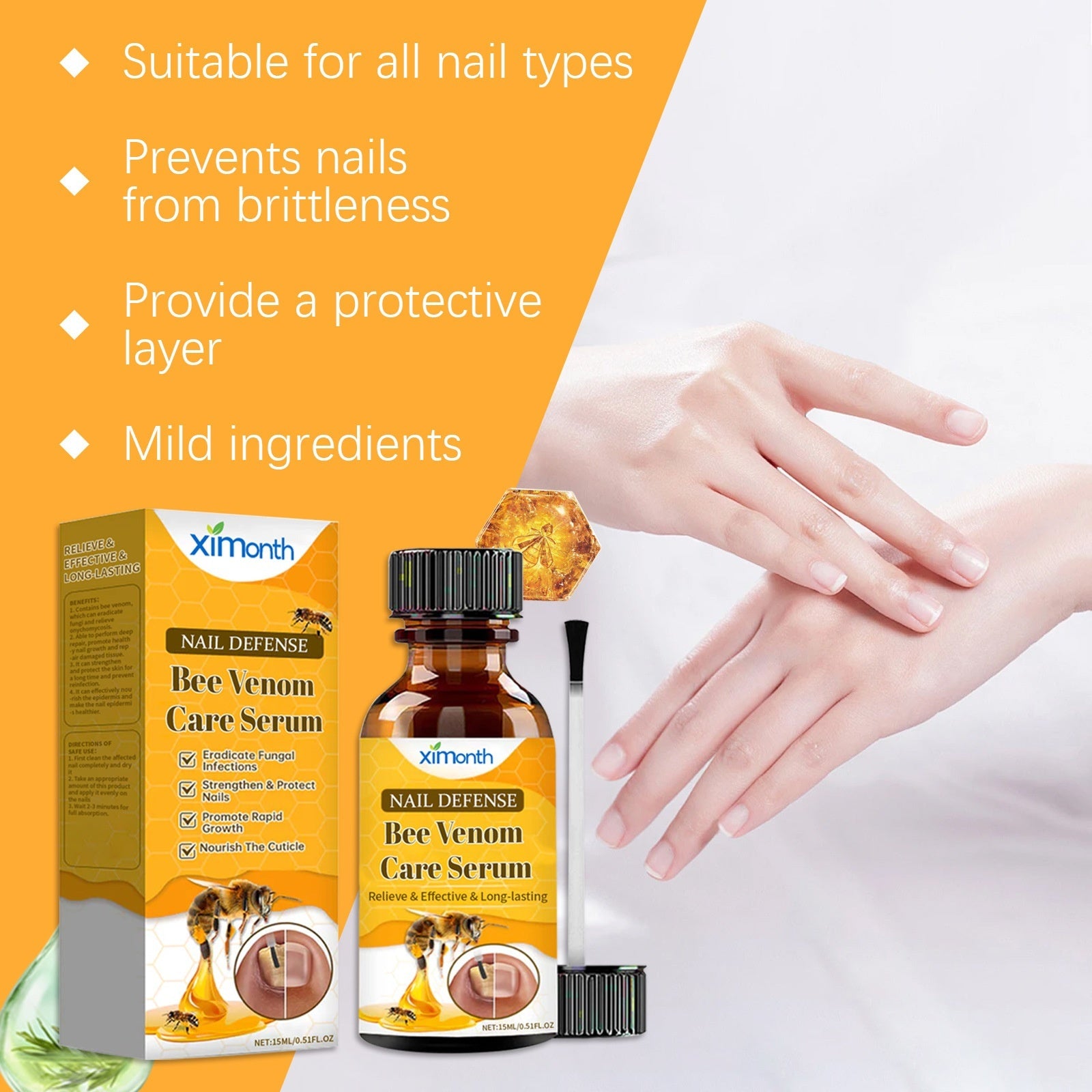 Hand And Foot Nail Fungus Cleansing Repairing, Softening Brightening Nutrient Care Solution