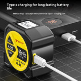 Three-in-one Laser Tape Measure Infrared Ranging Tape Measure