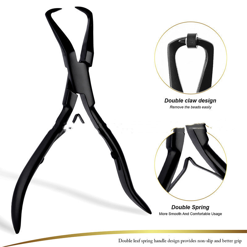 FOSHIO Sharp Nose Pliers Connecting Hair Tool Pliers Film