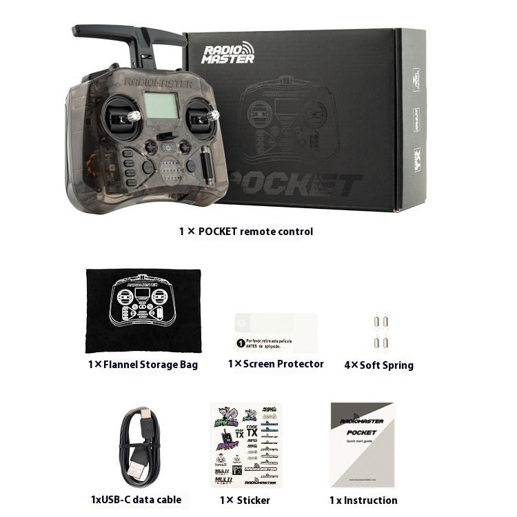 Pocket Remote Control Hall Rocker Portable Elrs Protocol