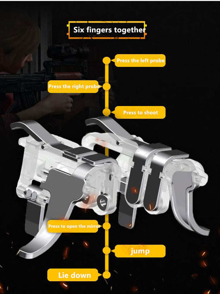Explosive A8 Six-finger Linkage Eating Chicken Artifact