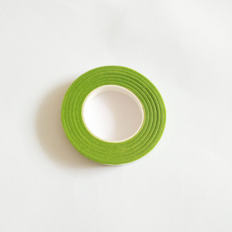 Handmade DIY Paper Art Tape Floral Green Tape Paper Rose Flower Tape Silk Screen Flower Material