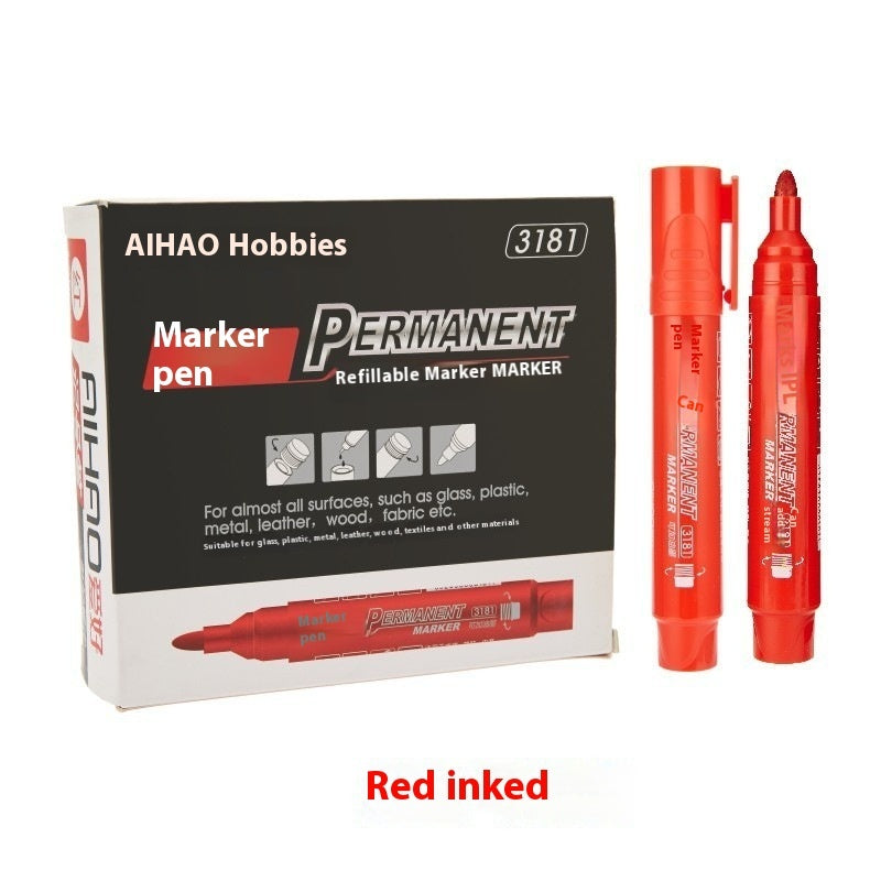 Marking Pen Oily Marker Ink-added Waterproof No Fading Marking Pen