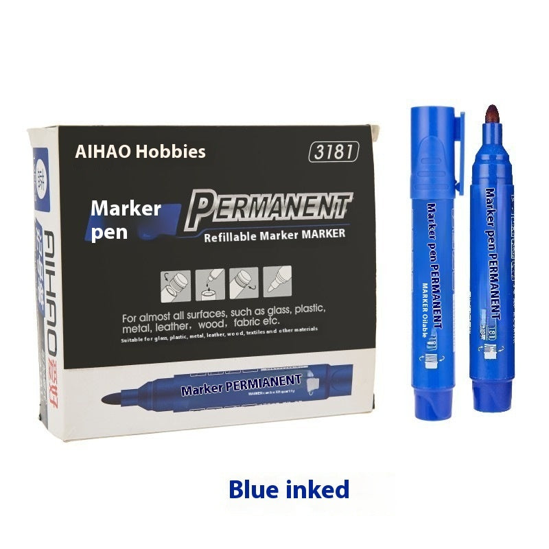 Marking Pen Oily Marker Ink-added Waterproof No Fading Marking Pen