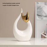 Nordic Simple Modern Lucky Cat Decoration Ceramic Light Luxury