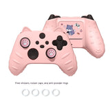 Cute Cat Ears All-inclusive Soft Shell Handle Silicon Rubber Sleeve